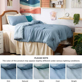 Prewashed Plain Comforter Set