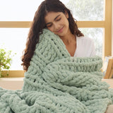 Chunky Knit Chenille Blanket