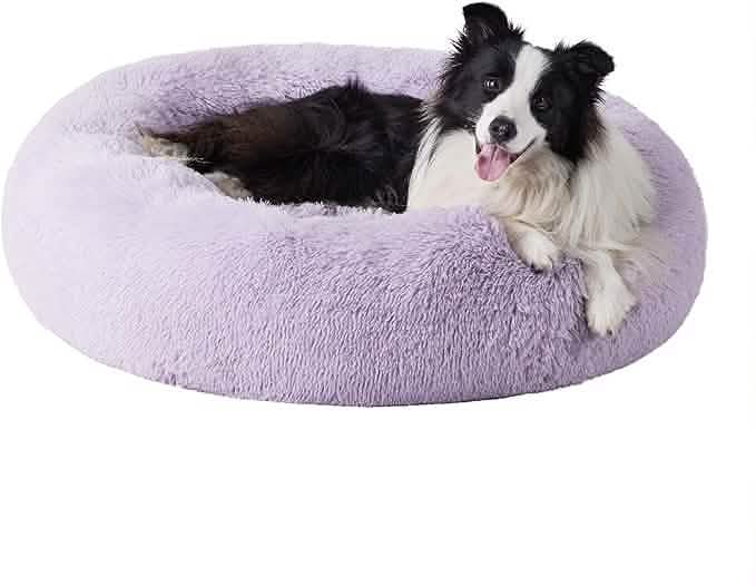 Calming Donut Bed for Dogs and Cats