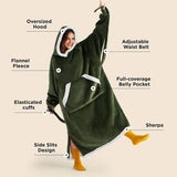 Sherpa Fleece Wearable Blanket