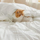 GentleSoft™ Velvet Pinch-Pleated Duvet Cover Set
