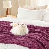 Jacquard Shaggy Sherpa Blanket