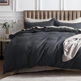 Cotton Waffle Weave Duvet Cover Set