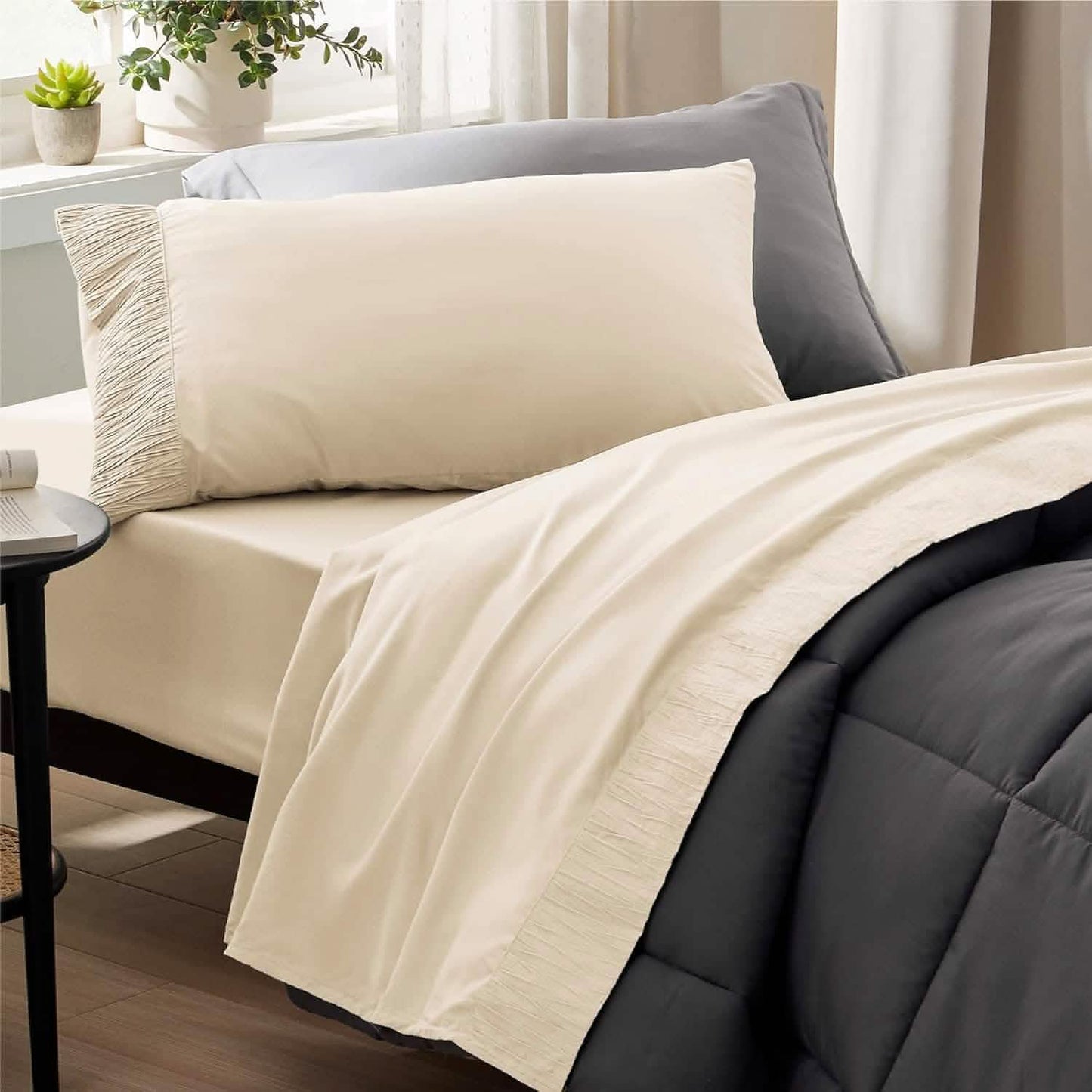 Ruched Sheet Set