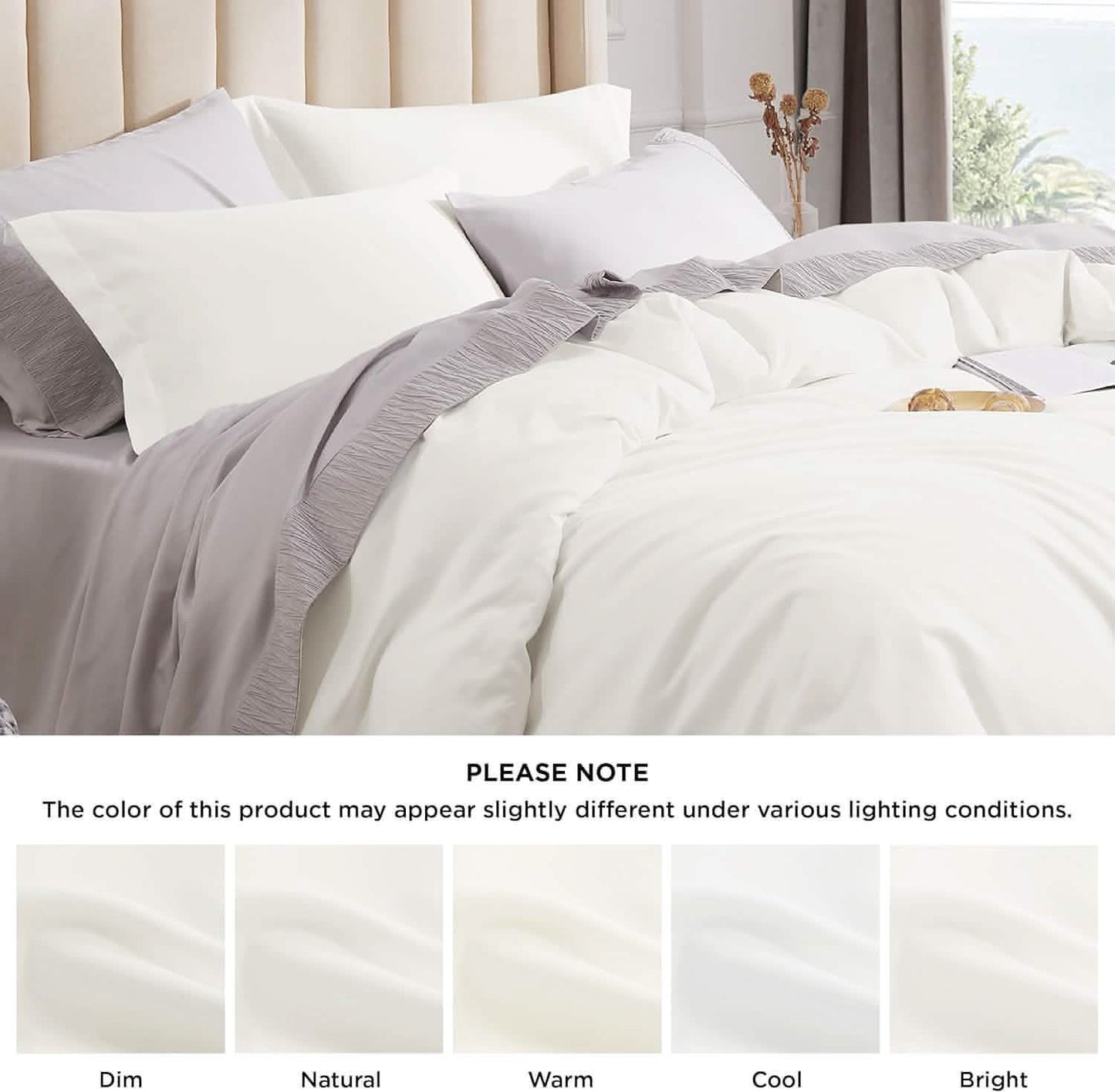 Brushed Polyester Microfiber Duvet Cover Set