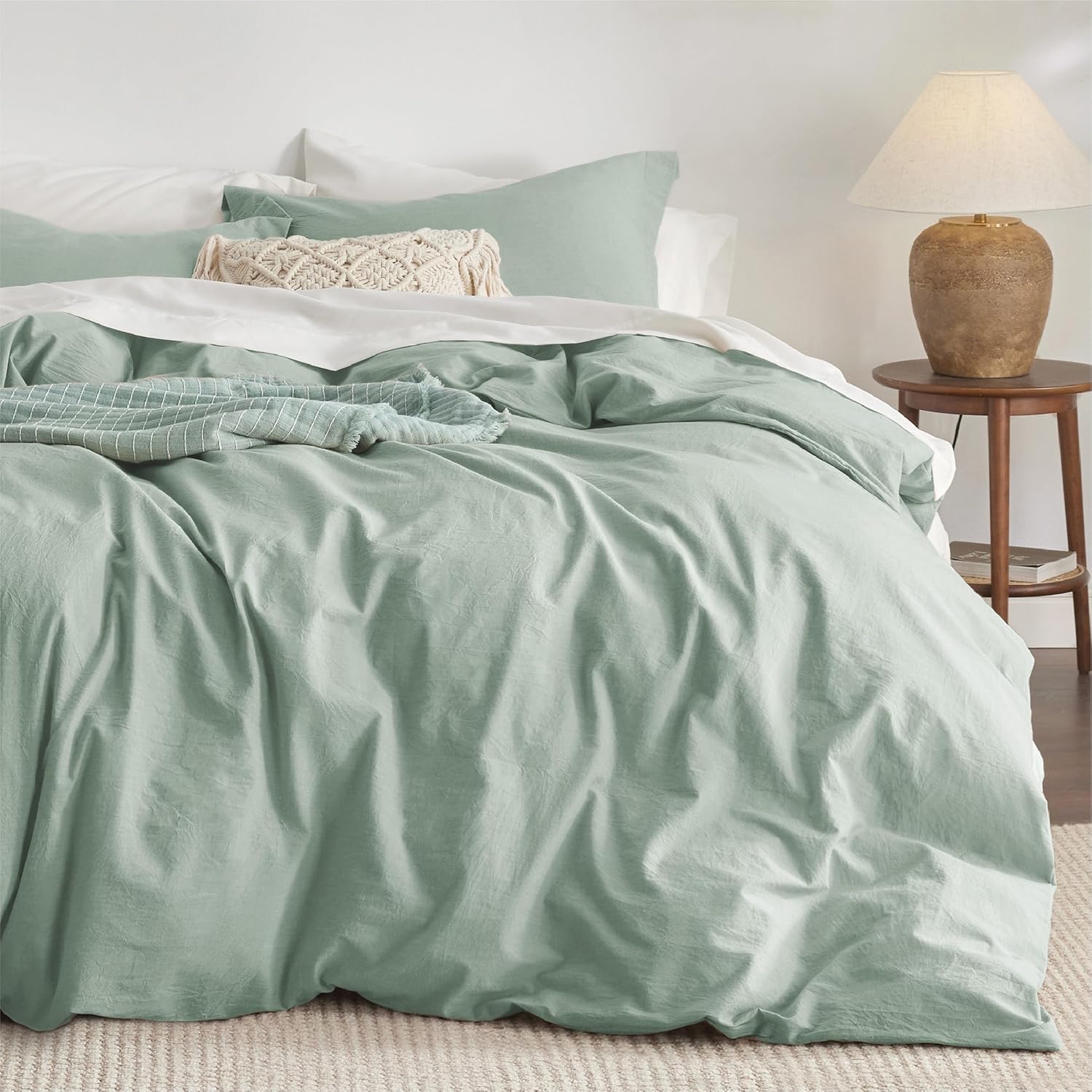 100% Washed Cotton Duvet Cover