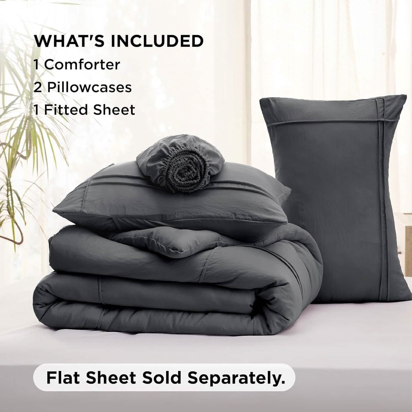 Pinch Pleat Comforter set