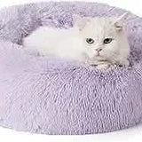 Calming Donut Bed for Dogs and Cats