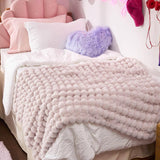 Faux Fur Throw Blanket