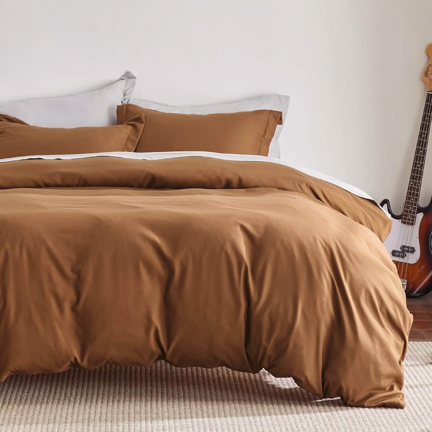 Brushed Polyester Microfiber Duvet Cover Set