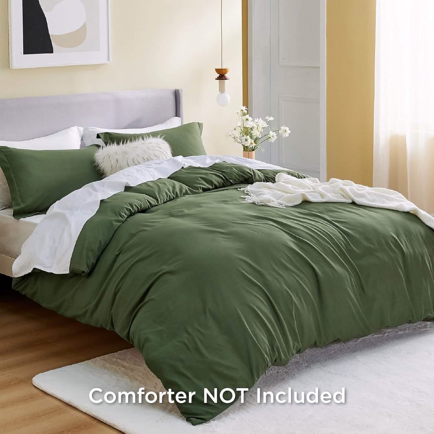Brushed Polyester Microfiber Duvet Cover Set