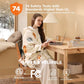 GentleSoft™ Heated Sherpa Fleece Blanket Hoodie