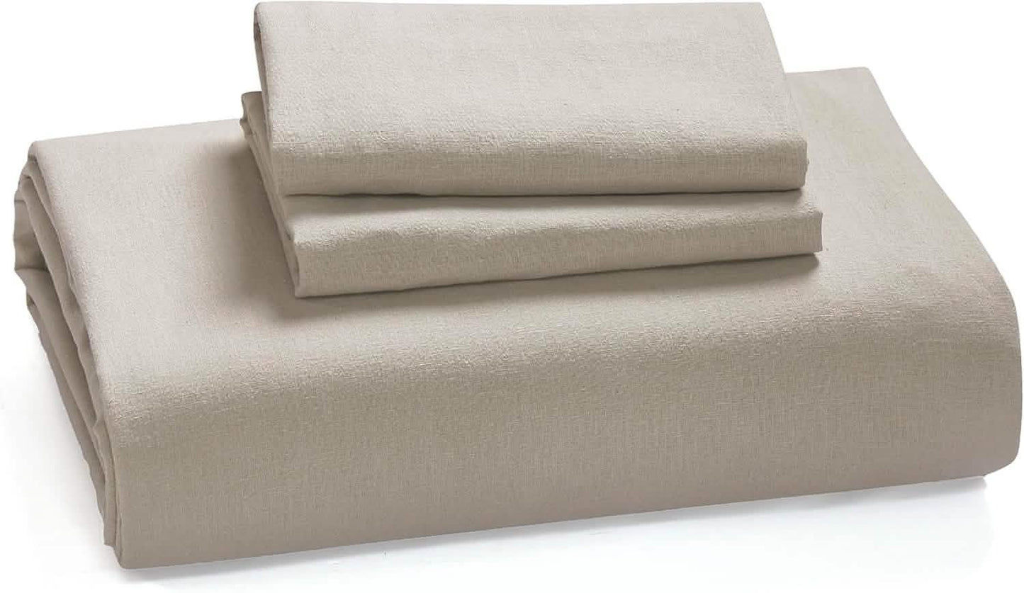 Cotton Linen Hybrid Duvet Cover Set