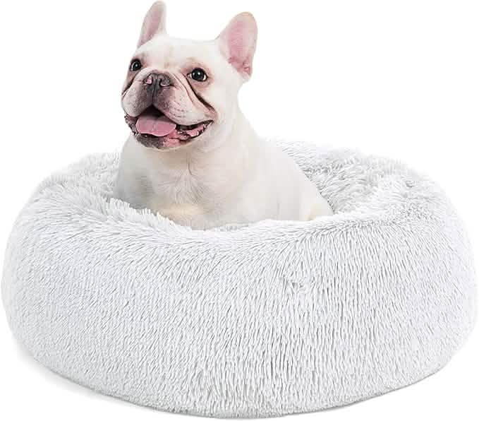 Calming Donut Bed for Dogs and Cats