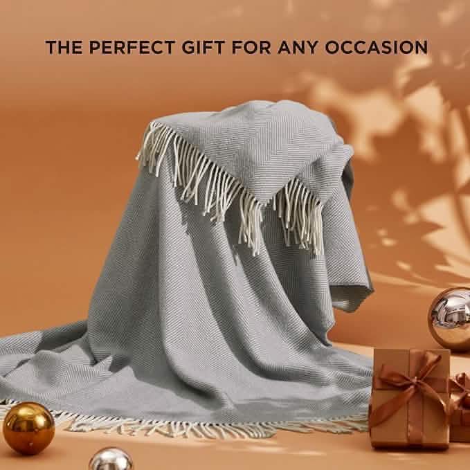 100% Wool Woven Blanket