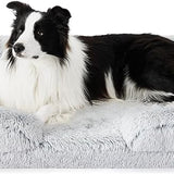 Orthopedic Long Faux Fur Flannel Dog Sofa