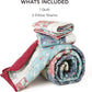 Christmas Modern Patchwork Quilt Set Plant