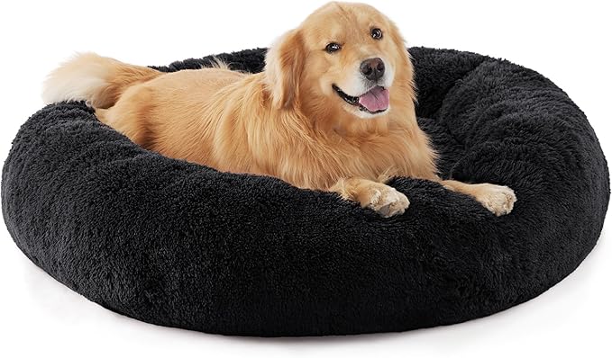 Calming Donut Bed for Dogs and Cats