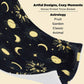 Printed Throw Sherpa Blanket Sun and Moon