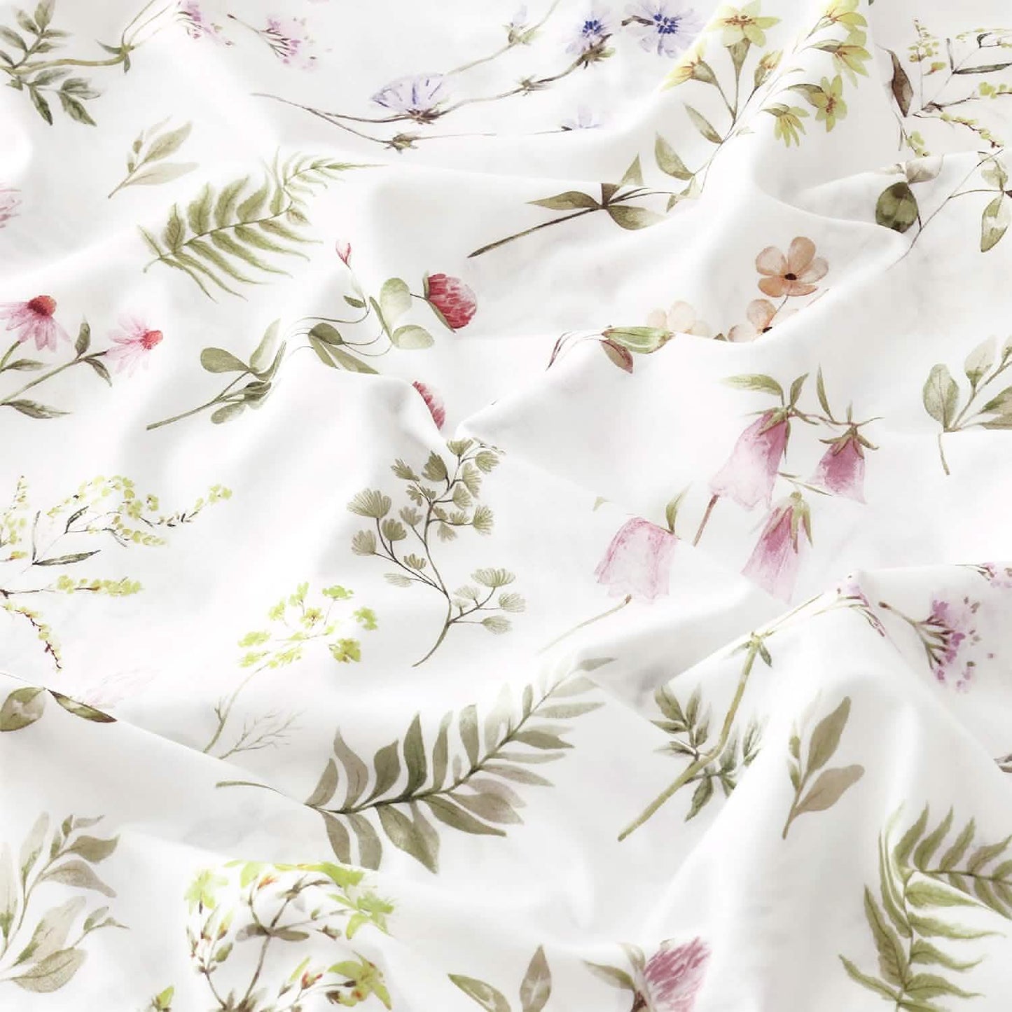 GentleSoft™ 100% Cotton Sheets Floral Bliss