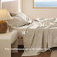 Breathable Cotton Linen Bed Sheet Set