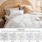 Tufted Embroidery Duvet Cover Set