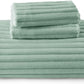 Striped Flannel Duvet Cover Set