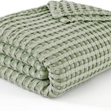 Viscose from Bamboo Waffle Weave Blanket