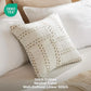 GentleSoft™ Circle Tufted Boho Pillow Cover Dashed