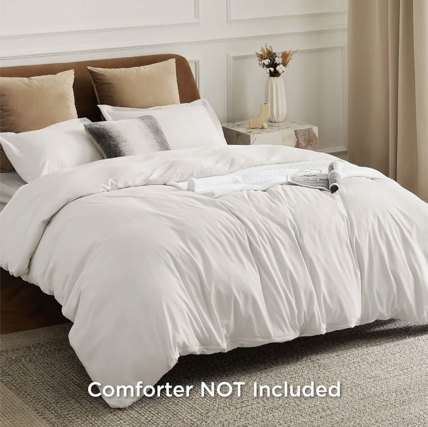 Brushed Polyester Microfiber Duvet Cover Set