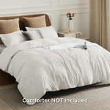 Brushed Microfiber Duvet Cover Sets With Fitted Sheet