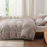 Clipped Jacquard Duvet Cover Set