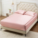 Bedsure Satin Fitted Sheet