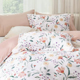 Exotic Foliage Pink Comforter Set