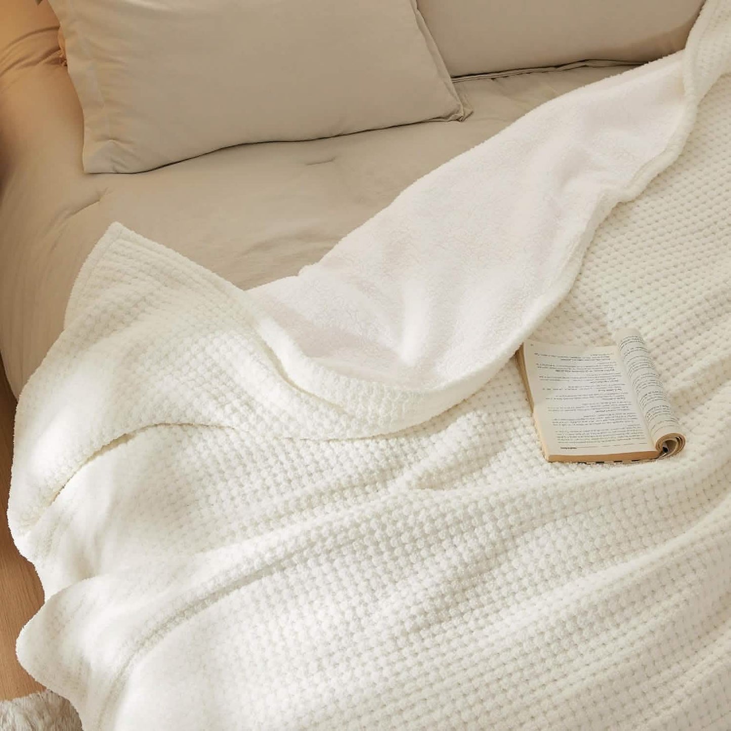 Ultra-Soft Double Side Yarn Sherpa Blanket