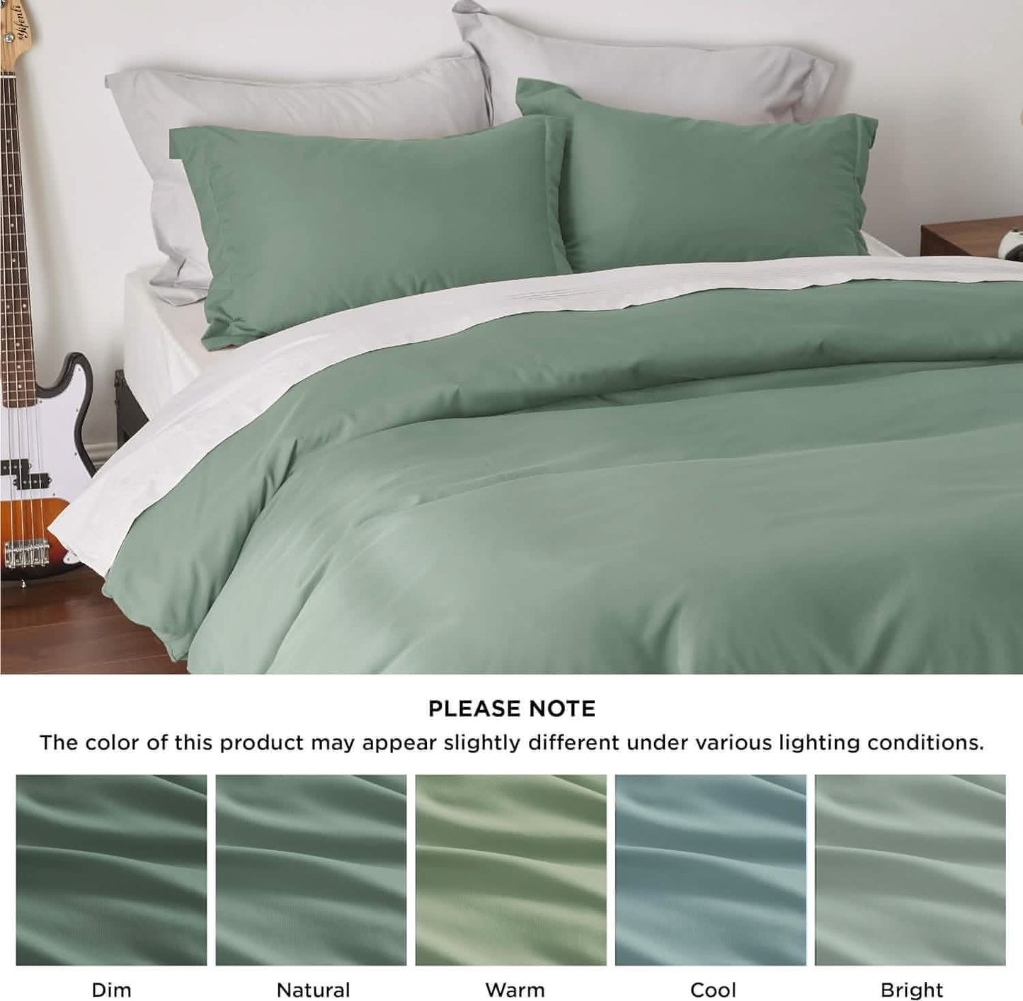 Brushed Polyester Microfiber Duvet Cover Set