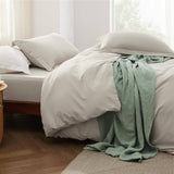 Prewashed Polyester Microfiber Duvet Cover Set