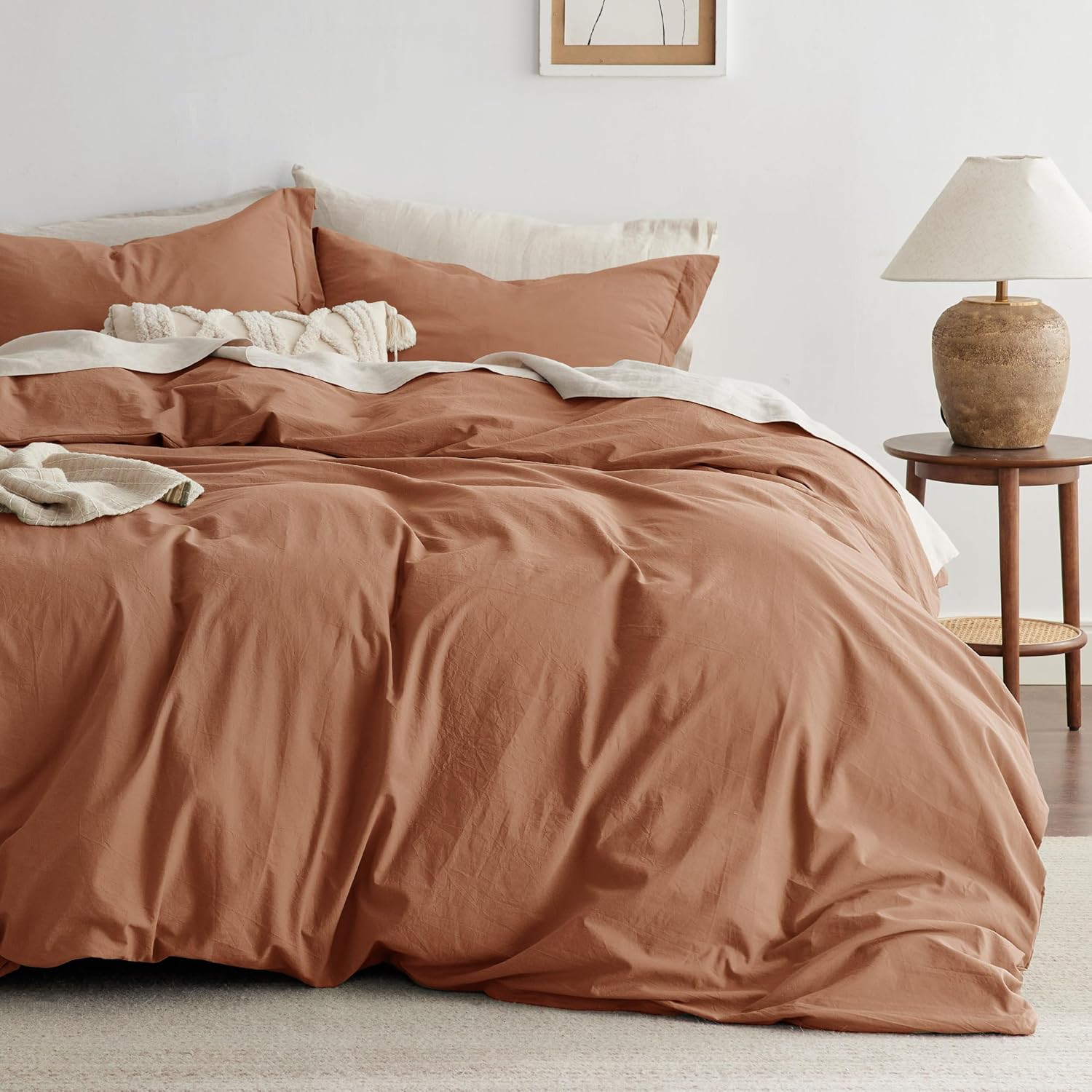 100% Washed Cotton Duvet Cover