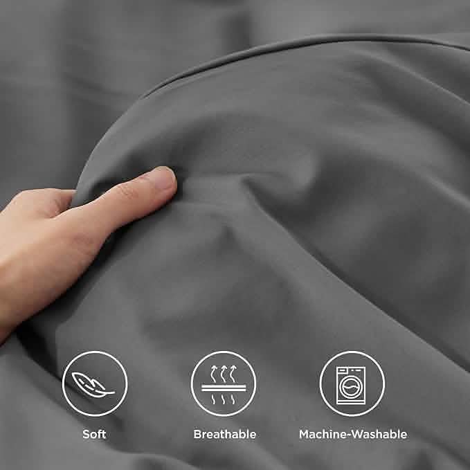 Polyester and Rayon Derived Duvet Cover Set
