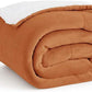 Sherpa and Fleece Reversible Blanket