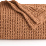 100% Cotton Waffle Weave Blankets