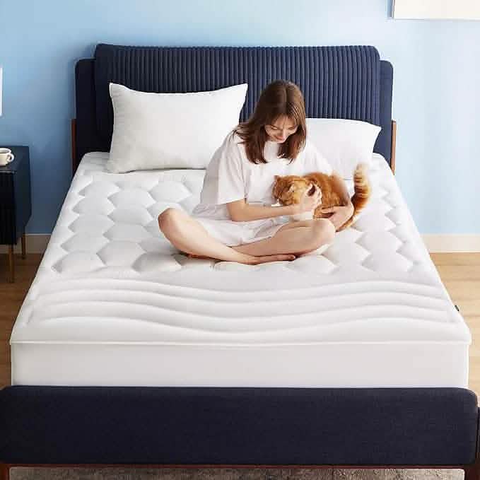 GentleSoft™ Three-Zone Quilted Mattress Pad