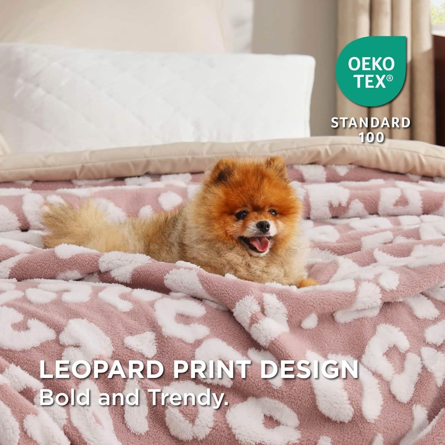 Textured Sherpa Fleece Blanket