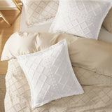 Tufted Embroidery Pillow Shams