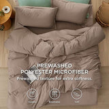 Prewashed Polyester Microfiber Duvet Cover Set