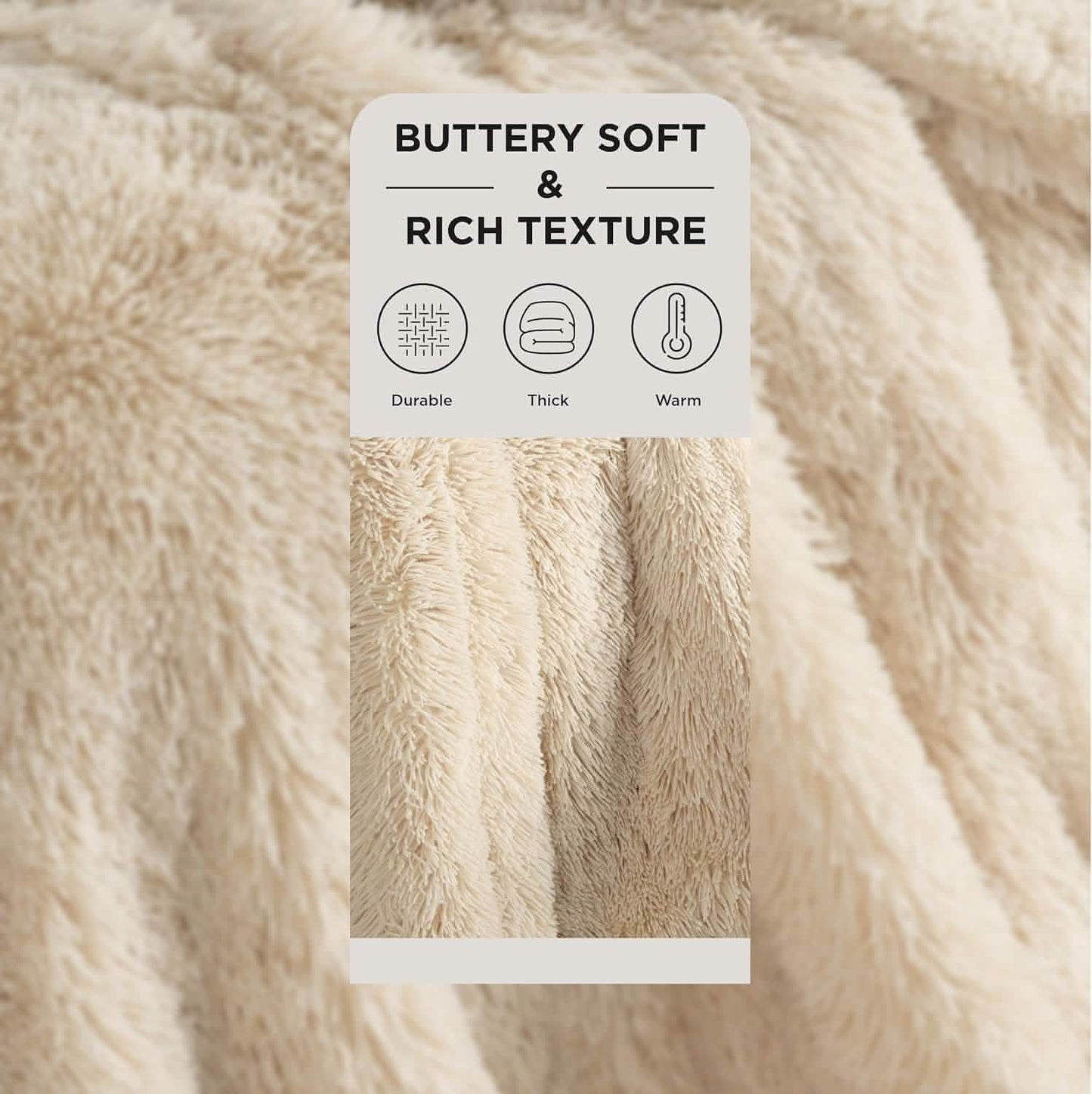 Fuzzy Faux Fur Blanket