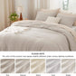 Prewashed Plain Comforter Set