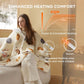Heated Sherpa Fleece Blanket Hoodie Printed Cat
