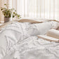 Tufted Embroidery Duvet Cover Set