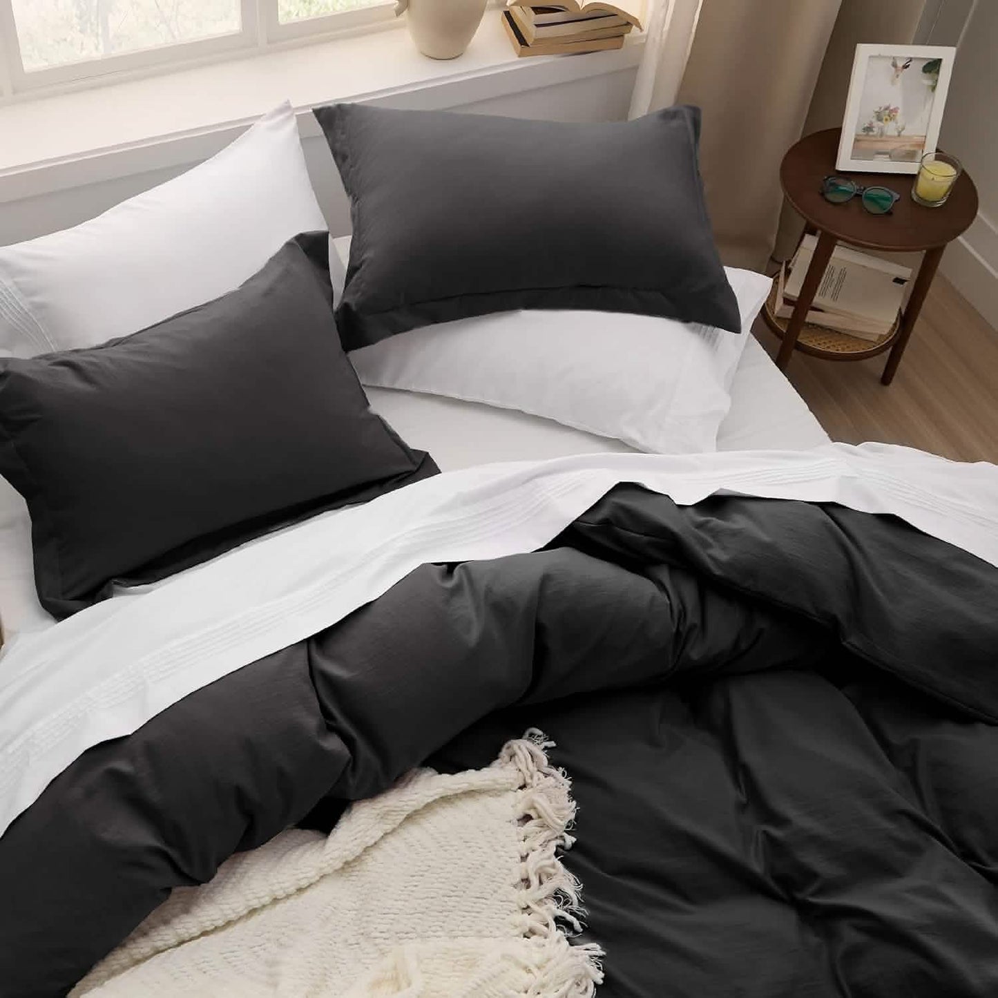 ButterySoft Ultra Soft Hypoallergenic Microfiber Duvet Cover Set